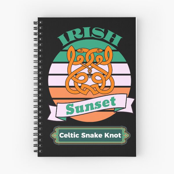 Item preview, Irish Sunset Celtic Snake Knot designed and sold by IrishPOD.