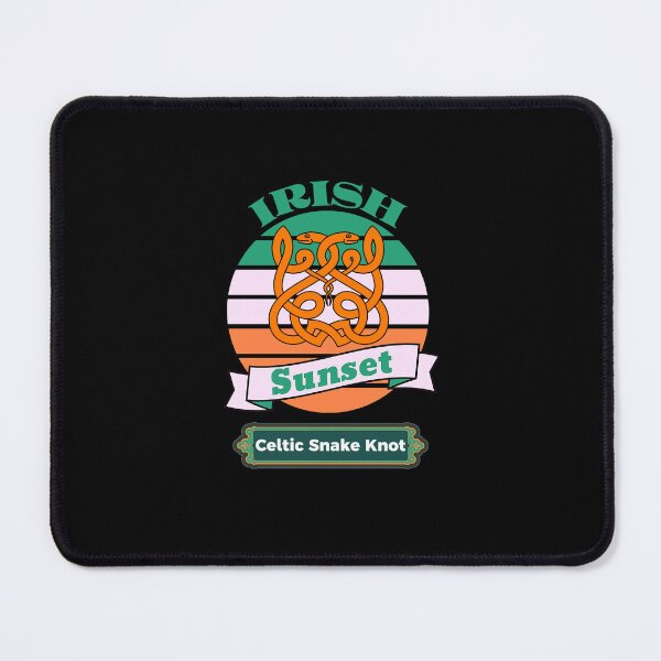 Item preview, Irish Sunset Celtic Snake Knot designed and sold by IrishPOD.