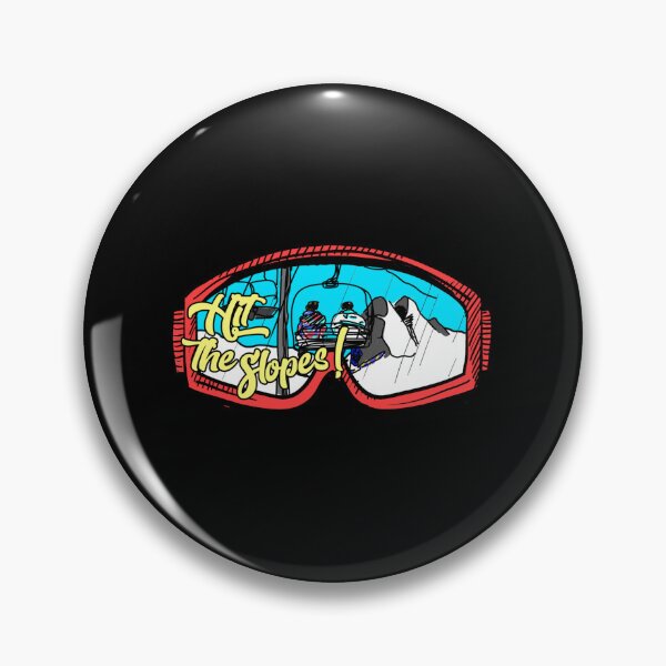 Item preview, Hit The Slopes Ski Goggles Sticker designed and sold by opheimbyrneh.