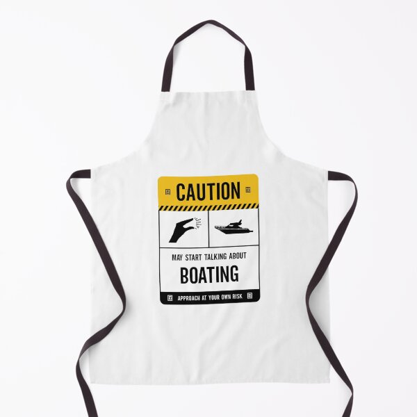 Item preview, Caution May Start Talking About Boating designed and sold by Uppercase Tees.