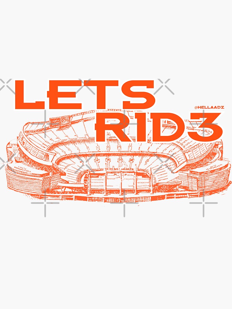 Broncos Country, Let's Ride Sticker for Sale by adamduren20