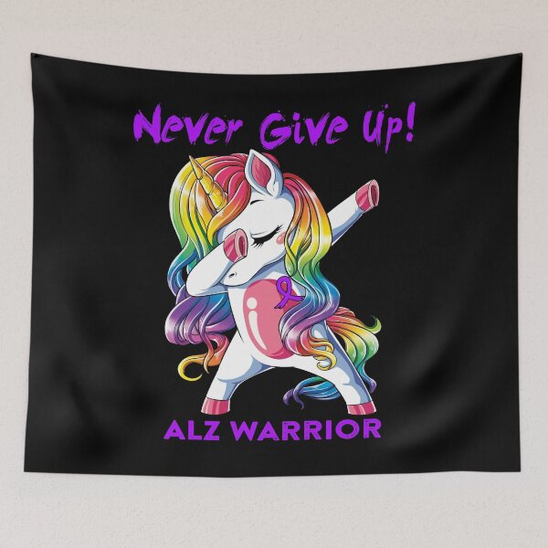 Item preview, ALZ Warrior - Never Give Up! - Support ALZ Warrior Gifts designed and sold by whlrcheryl.