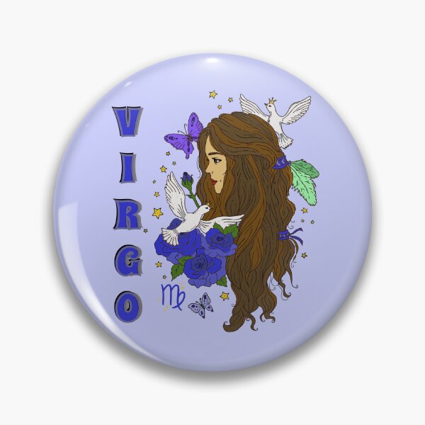 Item preview, Virgo Lady Blue Rose Design designed and sold by mbuz90.