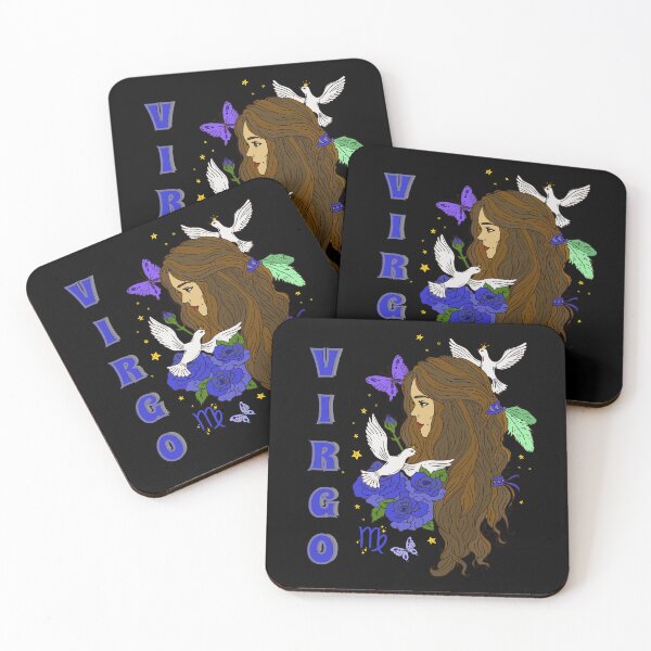 Item preview, Virgo Lady Blue Rose Design designed and sold by mbuz90.