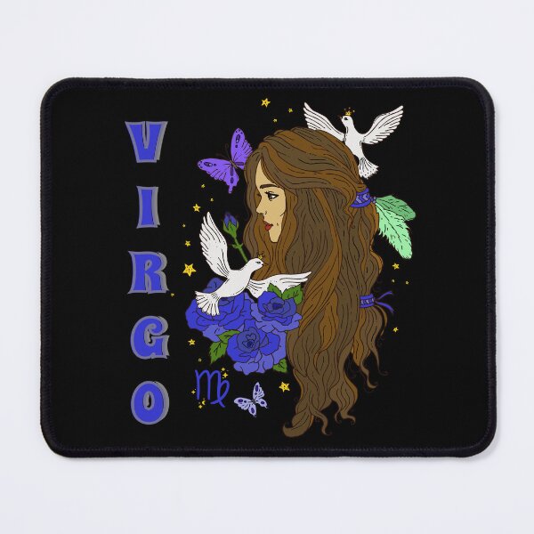 Item preview, Virgo Lady Blue Rose Design designed and sold by mbuz90.