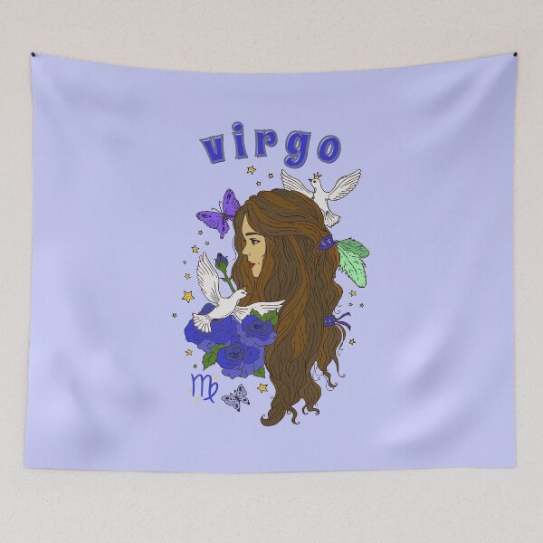 Item preview, Virgo Lady Blue Rose Design designed and sold by mbuz90.