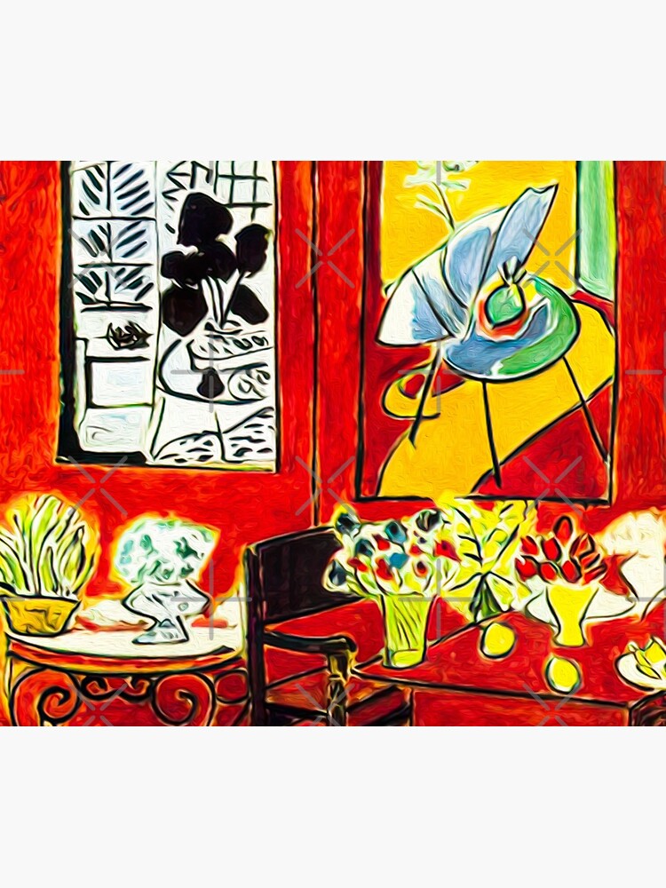 Henri Matisse, grand intérieur rouge, 1948 | Tentures