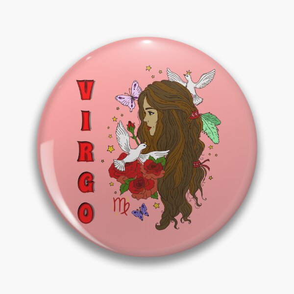 Item preview, Virgo Lady Red Rose Design designed and sold by mbuz90.