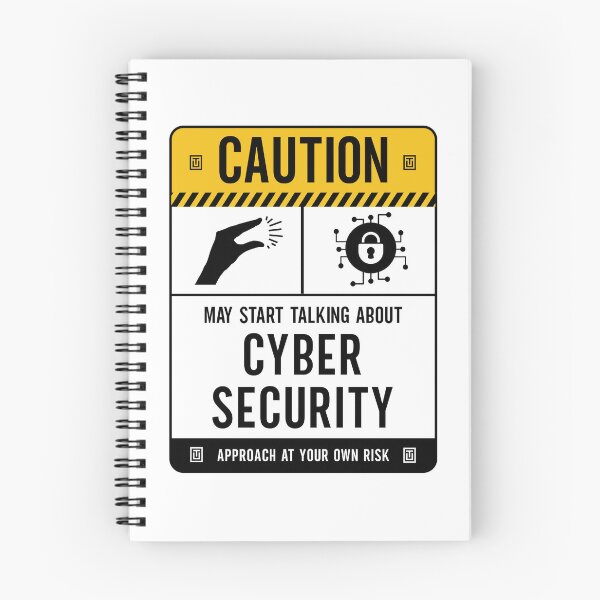 Item preview, Caution May Start Talking About Cyber Security designed and sold by Uppercase Tees.