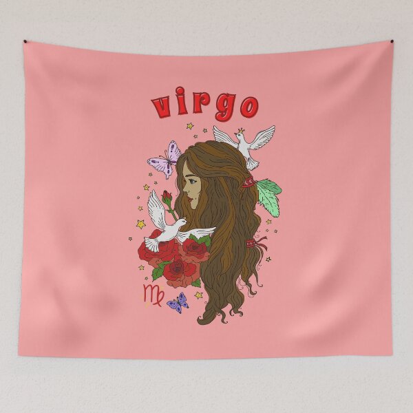 Item preview, Virgo Lady Red Rose Design designed and sold by mbuz90.
