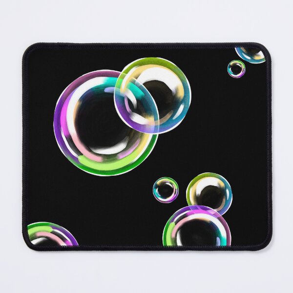 Aperçu de l'œuvre Bulles colorées et arc-en-ciel créée et vendue par JessisDesign.