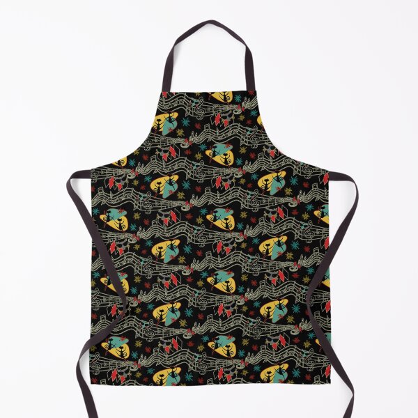 Item preview, Rockabilly Cool Cats on Black designed and sold by bmfabricdesigns.