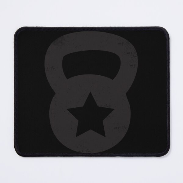 Item preview, Black Grungy Kettlebell With A Star Essential T-Shirt designed and sold by debbieeileenrzp.
