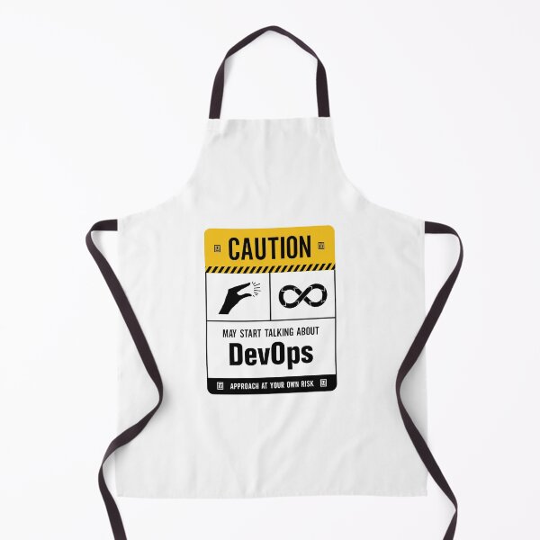 Item preview, Caution May Start Talking About DevOps designed and sold by Uppercase Tees.