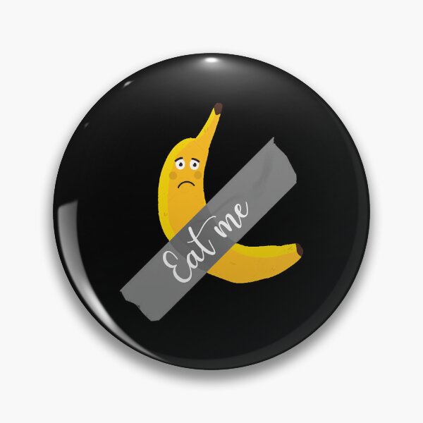 Item preview, funny tape a banana taped art duct scotch & to wall exhibit  designed and sold by EricMoral26399.