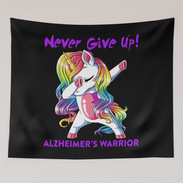Item preview, Alzheimer's Warrior - Never Give Up! - Support Alzheimer's Warrior Gifts designed and sold by whlrcheryl.