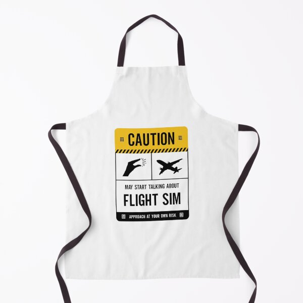 Item preview, Caution May Start Talking About Flightsim Flight Simulator designed and sold by Uppercase Tees.
