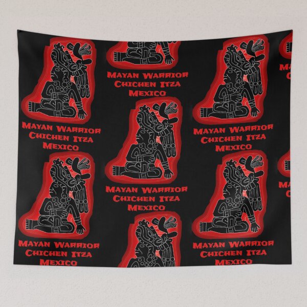 Item preview, Mayan Warrior Chichen Itza Mexico  designed and sold by AdamColem39272.