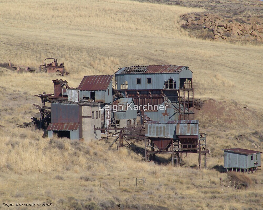 "SMITH MINE MEMORIAL BEARCREEK MOUNTAIN, MONTANA" by Leigh Karchner