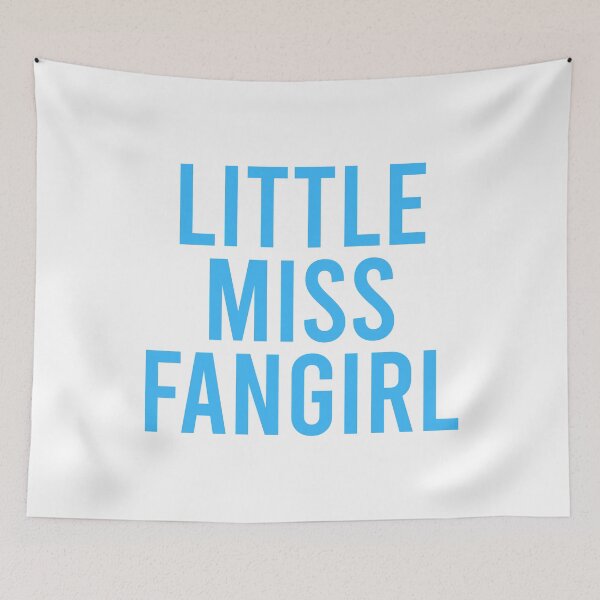 Item preview, Little Miss Fangirl - Blue designed and sold by Jillian Henriques.
