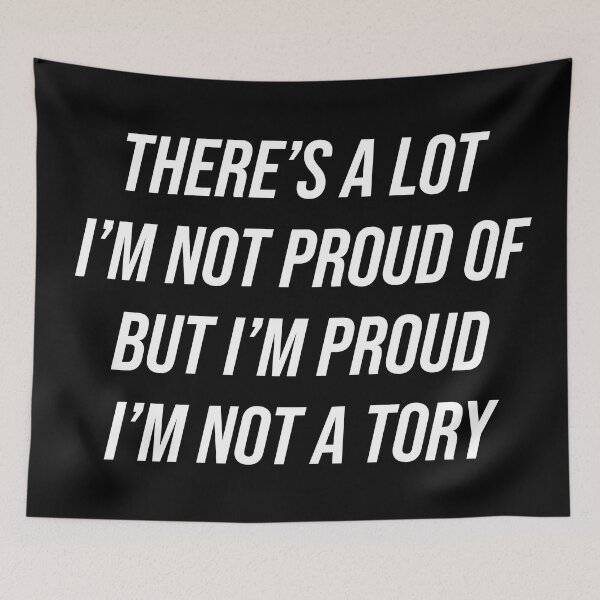 Item preview, Never Voted Tory designed and sold by Texterns.