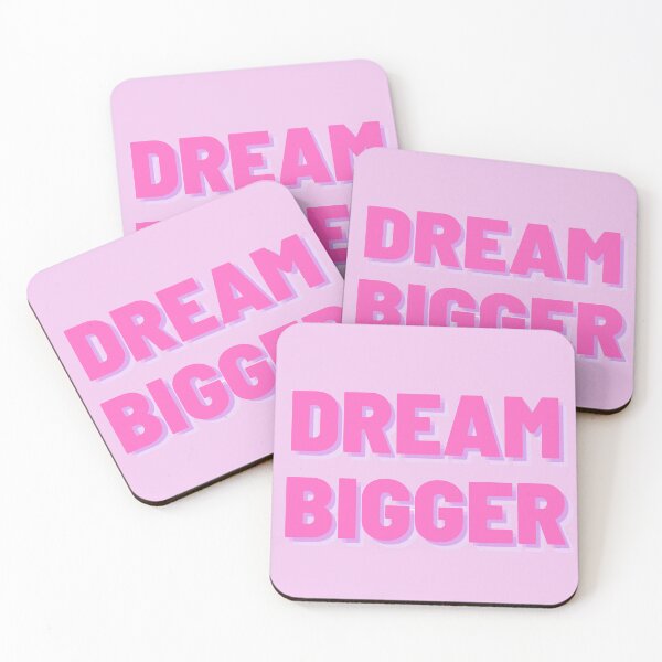 Item preview, Dream Bigger Inspirational Message designed and sold by kosmicwaffle.