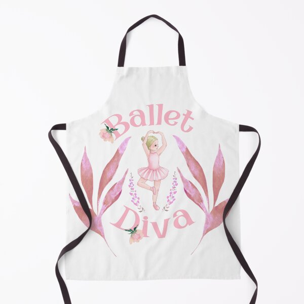 Item preview, BALLET DIVA- WATERCOLOR BALLERINA WITH PINK LEAVES AND WREATH designed and sold by Iskybibblle.