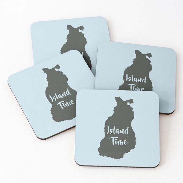 Item preview, Chilling BI sticker - Beaver Island time, Beaver Island gifts, Beaver Island green, we're on island time  designed and sold by smooshfaceutd.