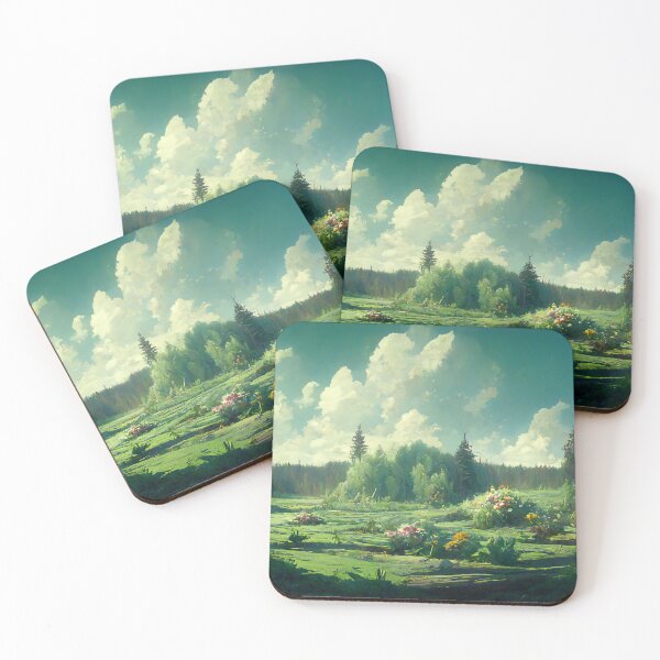 Item preview, Green Field Forest designed and sold by FantasyAI.