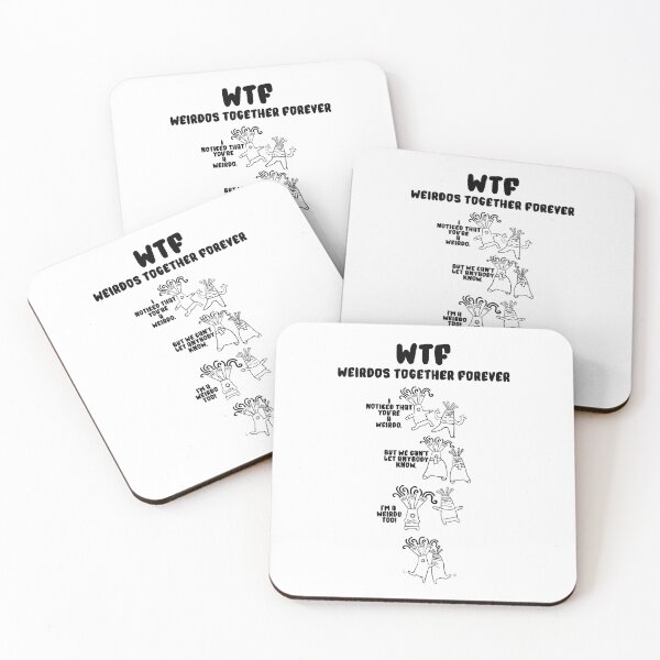 Item preview, WTF Weirdos Together Forever Friendship Day Gift For Best Friends designed and sold by QuanJewelry.