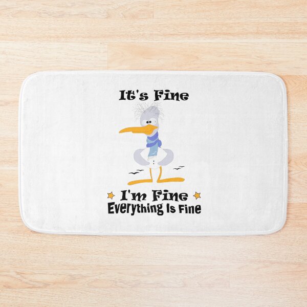 Item preview, funny seagull dad bird, it's fine I'm fine everything is fine designed and sold by Artsy Aura ⭐⭐⭐⭐⭐  .