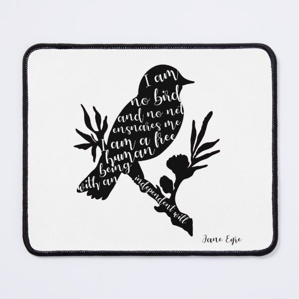Item preview, I am no bird; and no net ensnares me - Jane Eyre quote designed and sold by introvertcafe.