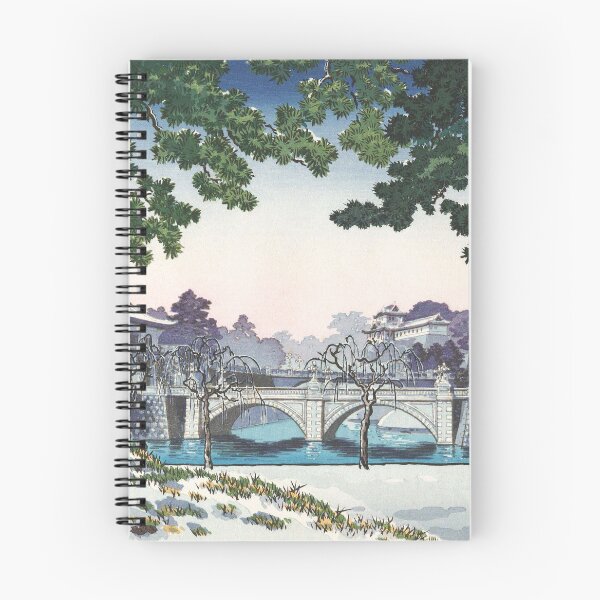 Item preview, Nijubashi Bridge by Tsuchiya Koitsu designed and sold by Takeda-art.