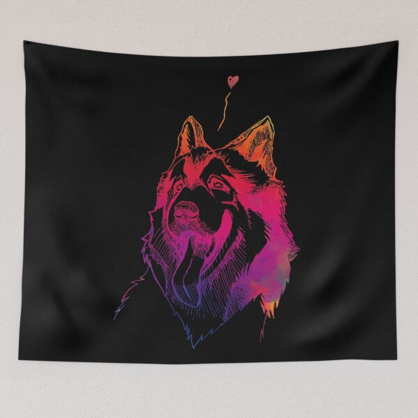 Item preview, Heart dog colors designed and sold by RafaelLima7.
