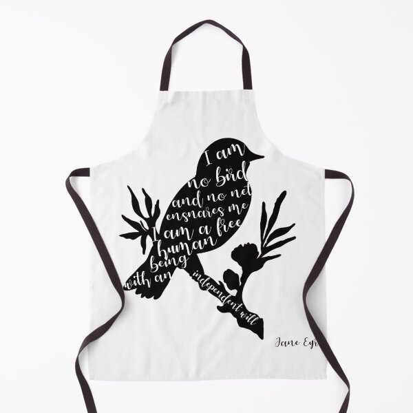 Item preview, I am no bird; and no net ensnares me - Jane Eyre quote designed and sold by introvertcafe.
