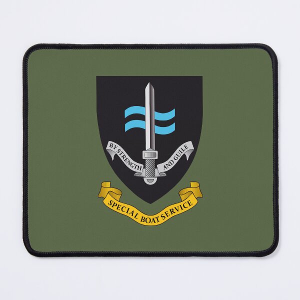Aperçu de l'œuvre SBS de la Royal Navy britannique - Logo du service de bateaux spéciaux créée et vendue par AJ Liber.