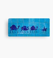 Silk Road Tile Camels, Khiva Canvas Print