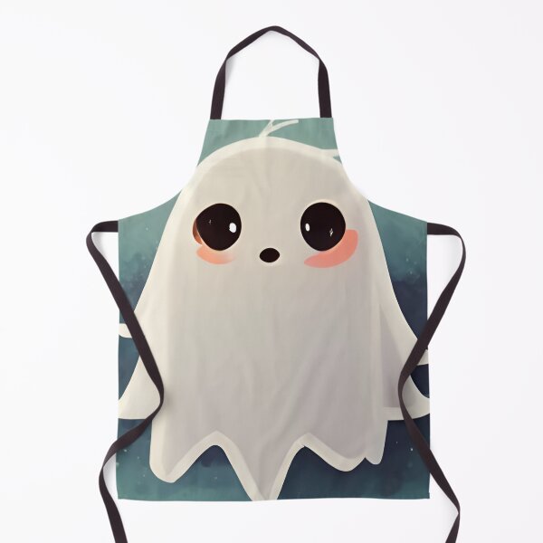 Aperçu de l'œuvre Kawaii Ghostie Nuit d'Halloween mignonne créée et vendue par MythicPrompts.
