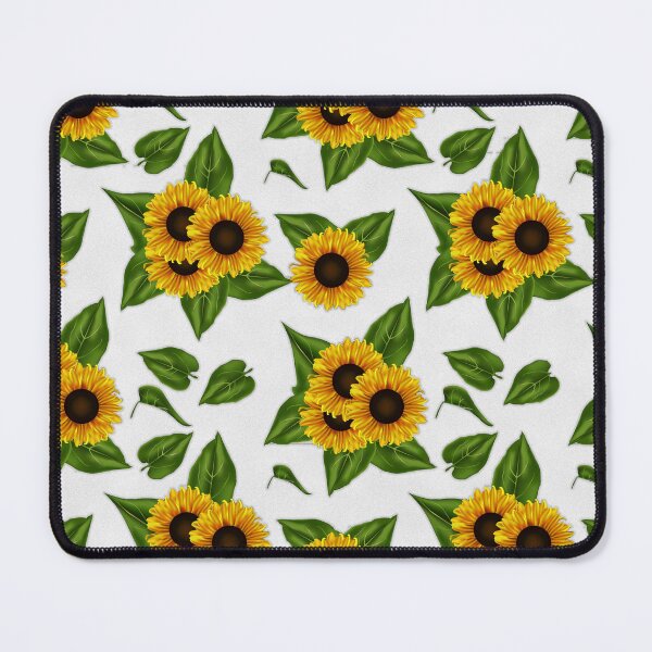 Item preview, Sunflowers on White background designed and sold by JadeRyder.