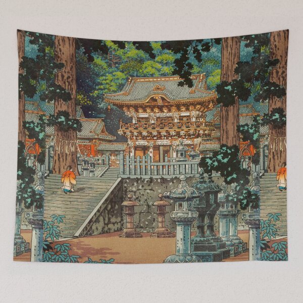 Item preview, The Gate Yomei at Nikko Shrine by Tsuchiya Koitsu designed and sold by Takeda-art.