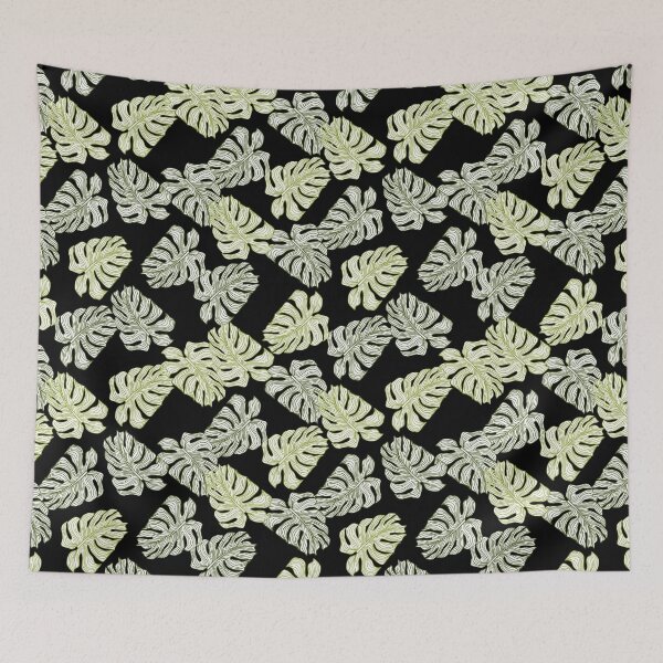 Item preview, Monstera Leaves Seamless Design designed and sold by Fairies Flower  Garden.