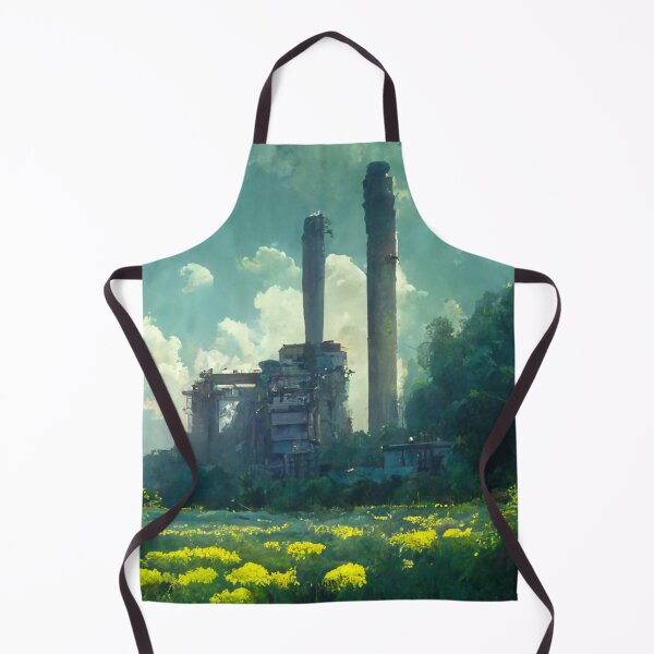 Item preview, Abandoned Factory In The Prairie designed and sold by FantasyAI.