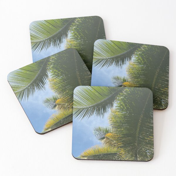 Item preview, brazil beach palm trees red sunset designed and sold by Asombrosa.