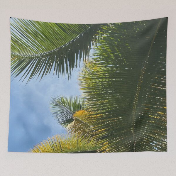 Item preview, brazil beach palm trees red sunset designed and sold by Asombrosa.