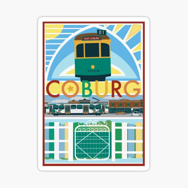Item preview, Coburg Flair Poster designed and sold by Julia Marshall Felix.