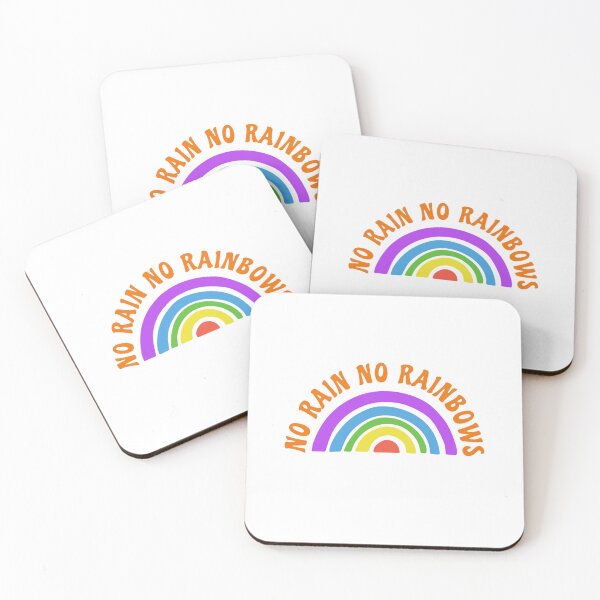Item preview, No Rain No Rainbows Feel good Slogan, Kahuna Proverb designed and sold by TheLomiLoveBus.