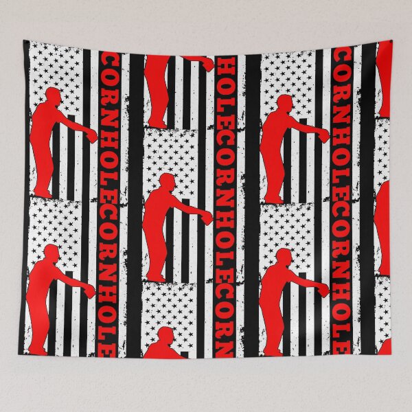Item preview, Cornhole Game Player Flag American 4th Of July  designed and sold by JohnMorga62369.