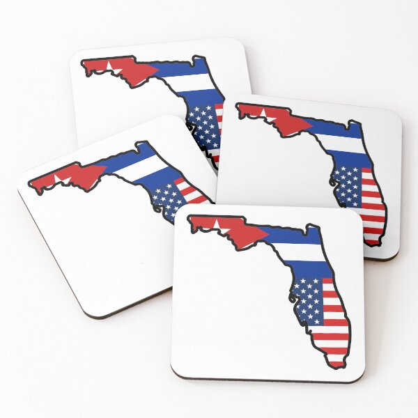 Item preview, Cuba Florida USA Flag designed and sold by SpinnySnails.