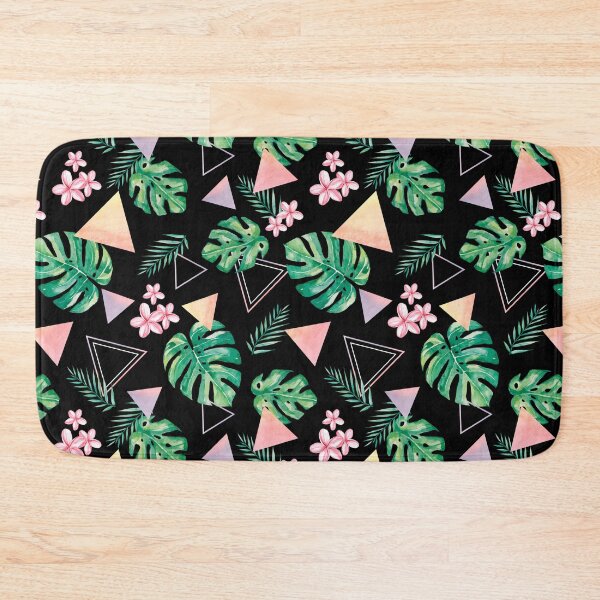 Item preview, Tropical Summer Monstera Leaves Green Seamless designed and sold by Fairies Flower  Garden.