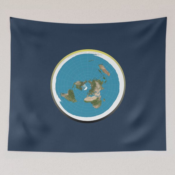 Item preview, Flat Earth With Firmament Day Night Cycle designed and sold by teenugs.